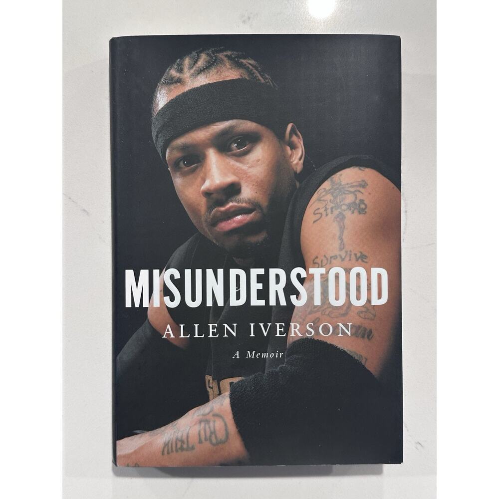 Allen Iverson 76ers Autographed Signed Memoir Book Misunderstood AUTO #1